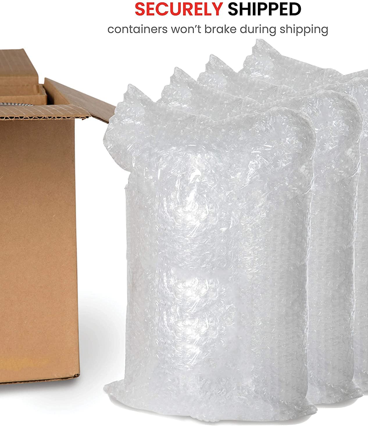 Feelopie Piramal Glass Jar 2000 ml Round pickle Jars for kitchen home storage Transparent airtight Glass Containers for Kitchen